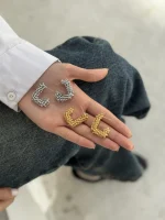 گوشواره طرح فرم c - تصویر 3