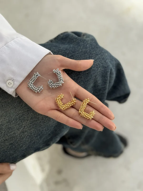 گوشواره طرح فرم c - تصویر 3