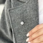 سنجاق سینه مینیمال جواهری