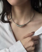 گردنبند طوقی منحنی - تصویر 3