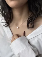 گردنبند مروارید تک