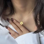 گردنبند ونکلیف تراش خورده