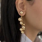 گوشواره آویز گوی