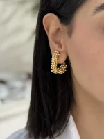 گوشواره طرح فرم c