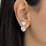 گوشواره  طرح قلب