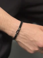 دستبند مردانه قلاب