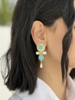 گوشواره  فیروزه