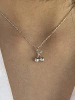 گردنبند نقره گیلاس - تصویر 2