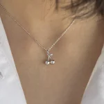 گردنبند نقره گیلاس
