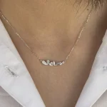 گردنبند نقره قلب چندتایی
