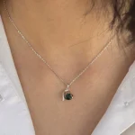 گردنبند نقره قلب جید