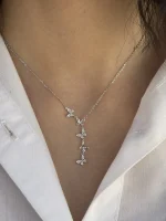 گردنبند نقره پروانه