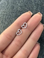 گلگوش نقره قلبی - تصویر 2