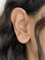 گلگوش نقره مربع