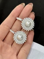 گوشواره جواهری آفتابگردون - تصویر 2