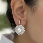 گوشواره جواهری آفتابگردون