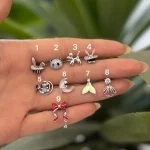 پیرسینگ گوش فانتزی