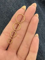 پیرسینگ حلقه ای گوش