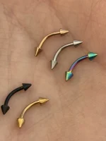 پیرسینگ ابرو اسپایکی - تصویر 2