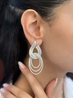 گوشواره جواهری رزمینا