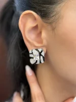 گوشواره جواهری زبرا