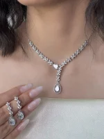 نیم ست جواهری اِلینا