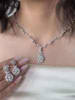 نیم ست جواهری رز