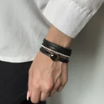 دستبند چرم سایه
