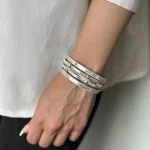 دستبند چرم مهتاب