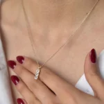 گردنبند نگین باگت