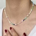 گردنبند مهره و مروارید بهار