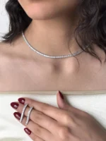 نیم ست جواهری یارا