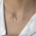 گردنبند نقره ماه
