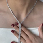 گردنبند تنیسی آویز آیسا