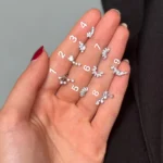 پیرسینگ گوش ظریف جواهری