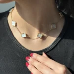 گردنبند ونکلیف ده گل