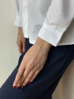 دستبند نقره تنیسی