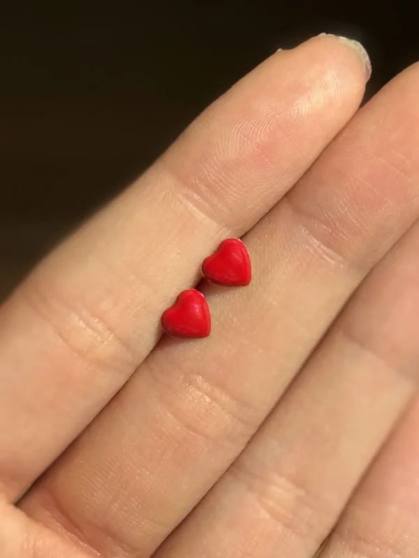 گلگوش نقره قلب - تصویر 2