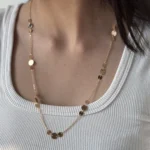 گردنبند بلند پولک