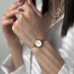 ساعت مچی زنانه دنیل ولینگتون بند حصیری