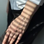 دستبند نقره تک نگین