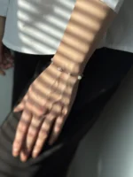 دستبند نقره مرواریدی